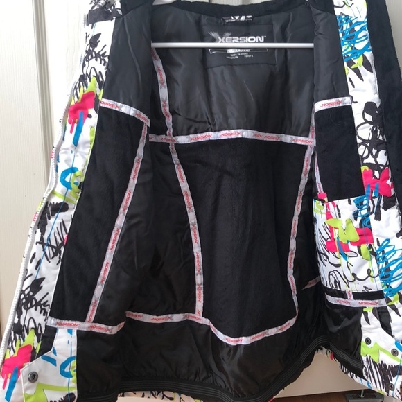 XERSION multi colored warm ski snow coat - Picture 3 of 11